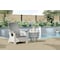 Suncast Elements Adirondack Chair with Storage and Two-Tone Dove Gray and Ice Cube collection BMAC1020 - alternate 3